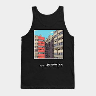 We Live in Rented Rooms - Minimalist Graphic Design Fan Artwork Tank Top